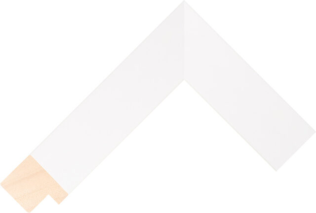 441127000 - White - 37mm wide picture frame chevron