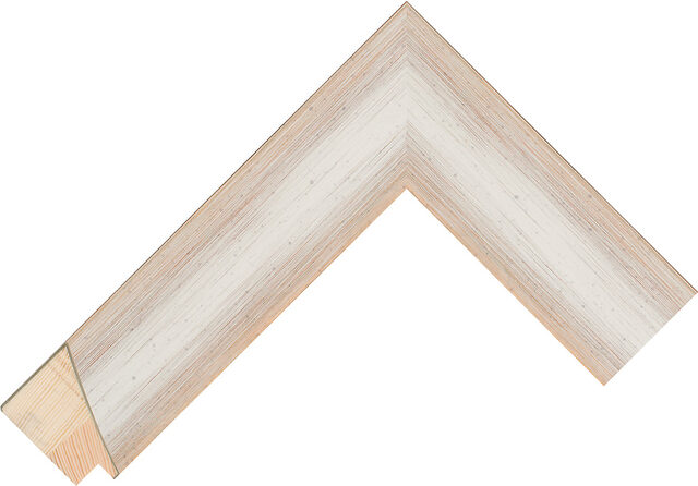 442605 - Silver/Orange - 40mm wide picture frame chevron