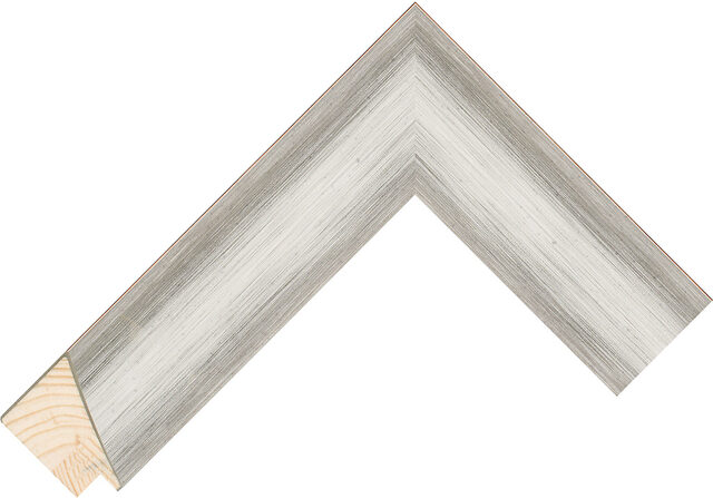 442606 - Silver/Black - 40mm wide picture frame chevron