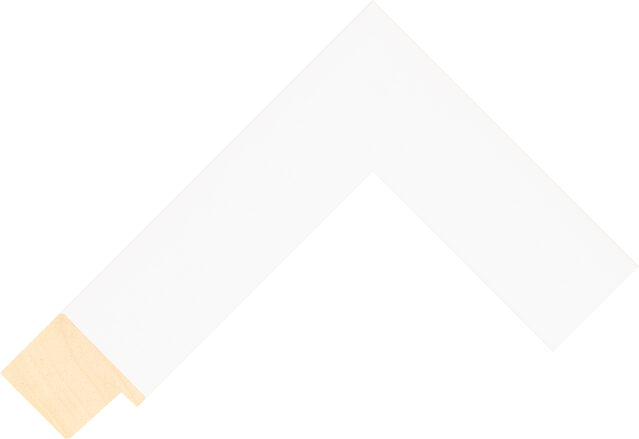 449127000 - White - 39mm wide picture frame chevron