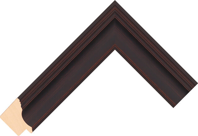 450436000 - Burgundy - 37mm wide picture frame chevron