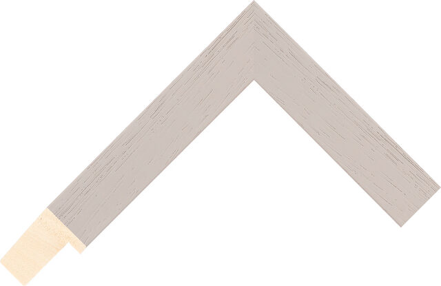 452000107 - Light Grey - 27mm wide picture frame chevron