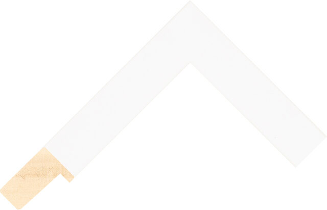 452127000 - White - 27mm wide picture frame chevron