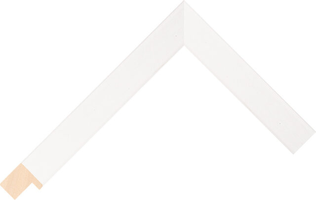 453000127 - White - 22mm wide picture frame chevron
