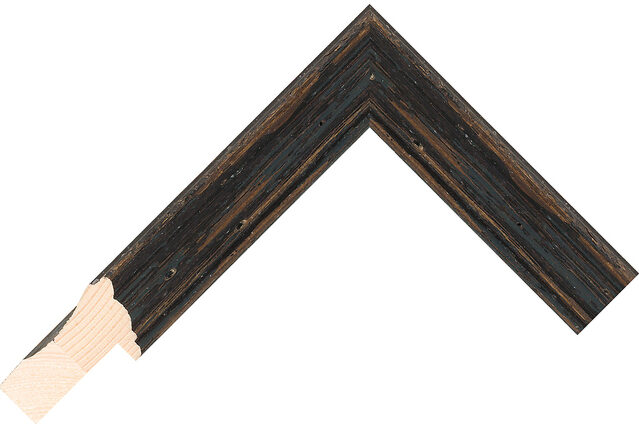 454301 - Black - 28mm wide picture frame chevron