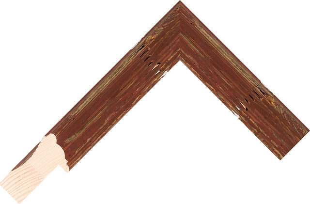 454303 - Red - 28mm wide picture frame chevron