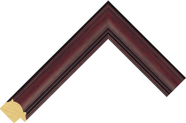 454496000 - Mahogany - 31mm wide picture frame chevron