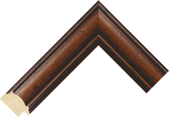 454498000 - Walnut - 31mm wide picture frame chevron