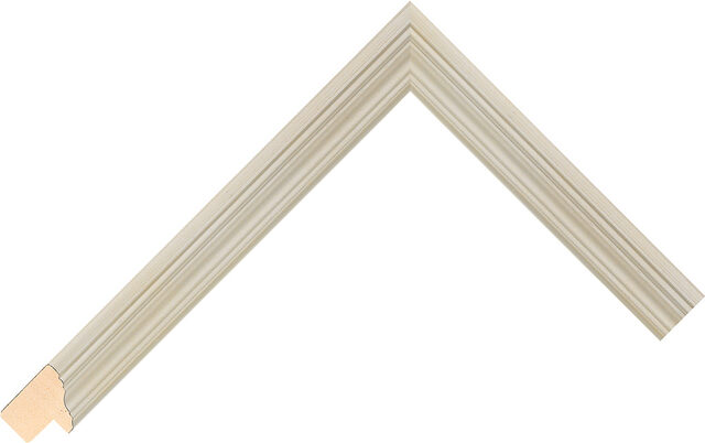 455348000 - Silver - 19mm wide picture frame chevron