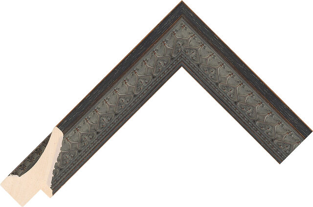 457593 - Ebony - 30mm wide picture frame chevron