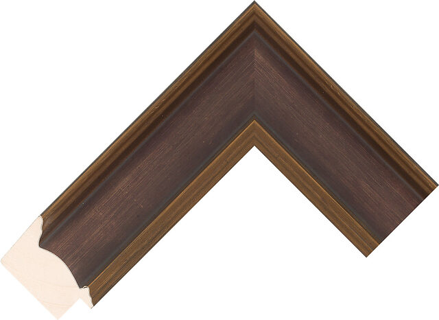 464503 - Burgundy/Copper - 49mm wide picture frame chevron