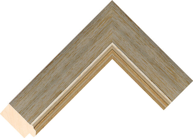 470348000 - Silver - 51mm wide picture frame chevron