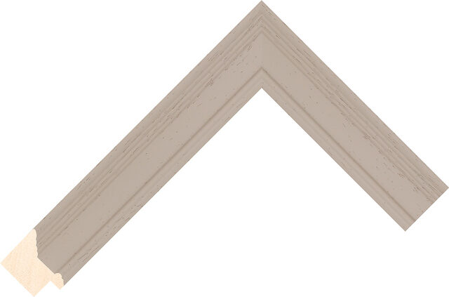 471000107 - Light Grey - 30mm wide picture frame chevron