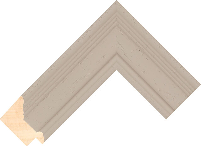 473000107 - Light Grey - 52mm wide picture frame chevron