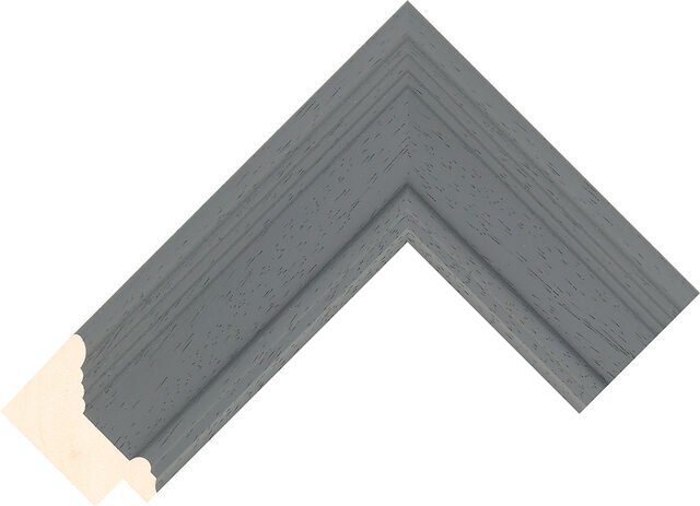 473000111 - Grey - 52mm wide picture frame chevron