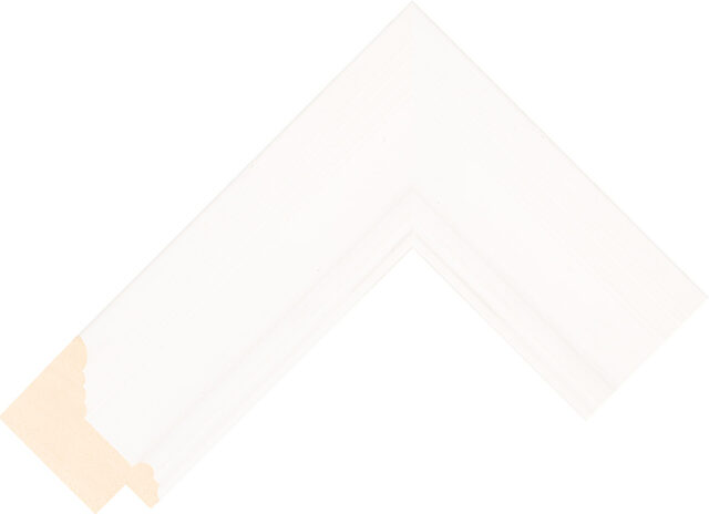 473000127 - White - 52mm wide picture frame chevron