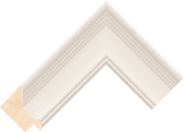 473000137 - Cream - 52mm wide picture frame chevron