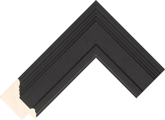 473000167 - Black - 52mm wide picture frame chevron