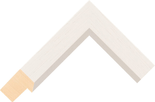482000137 - Cream - 34mm wide picture frame chevron