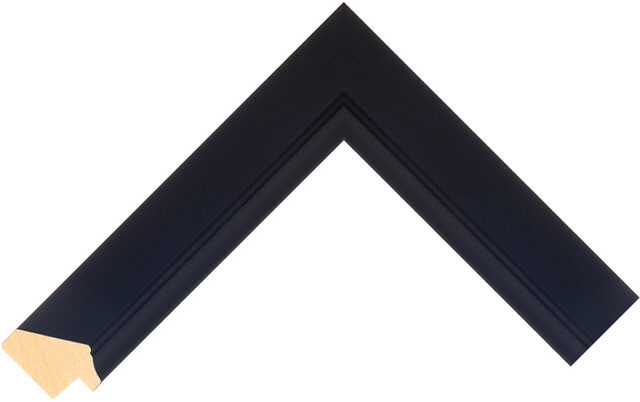 484167000 - Black - 30mm wide picture frame chevron
