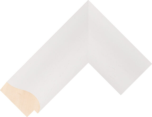 486000127 - White - 63mm wide picture frame chevron