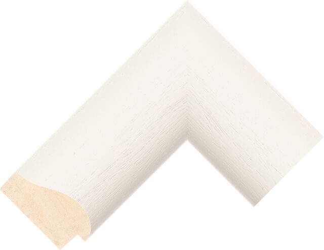 486000137 - Cream - 63mm wide picture frame chevron