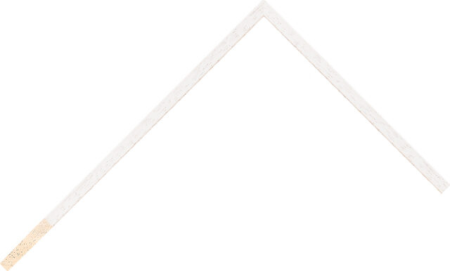 495000127 - White - 35mm wide picture frame chevron