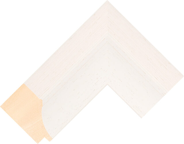 497000137 - Ivory - 69mm wide picture frame chevron