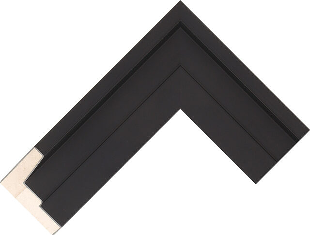 508167000 - Black - 53mm wide picture frame chevron