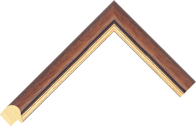510499273 - Walnut - 24mm wide picture frame chevron