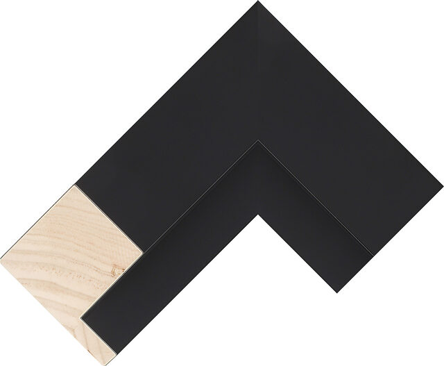 513167000 - Black - 70mm wide picture frame chevron