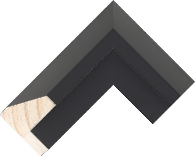 515167000 - Black - 67mm wide picture frame chevron