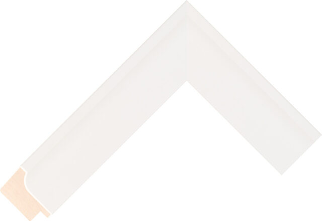 519127000 - White - 37mm wide picture frame chevron