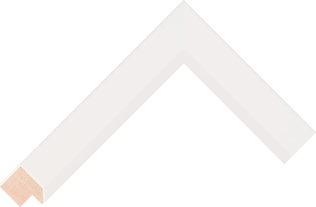 522127000 - White - 30mm wide picture frame chevron