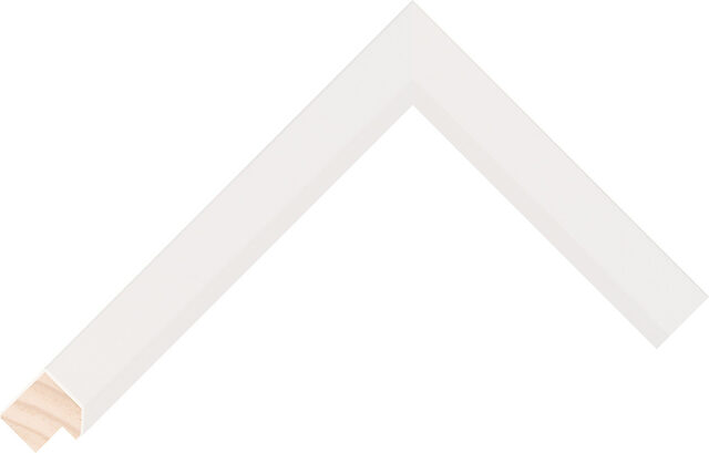 523127000 - White - 23mm wide picture frame chevron