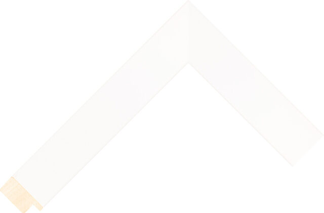 526030127 - White - 30mm wide picture frame chevron