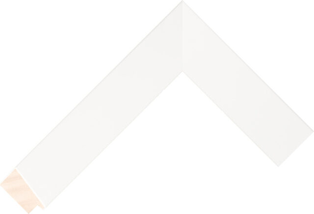 529127000 - White - 35mm wide picture frame chevron