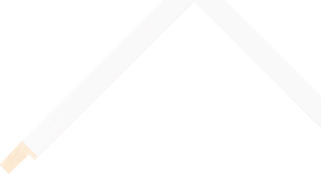 533127000 - White - 15mm wide picture frame chevron