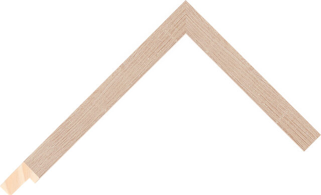 AQ.533170541 - Whitewashed Oak - 15mm wide picture frame chevron