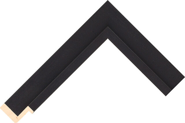 534000167 - Black - 32mm wide picture frame chevron