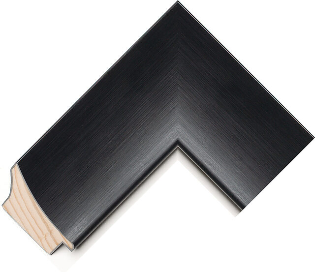 536650 - Black - 63mm wide picture frame chevron