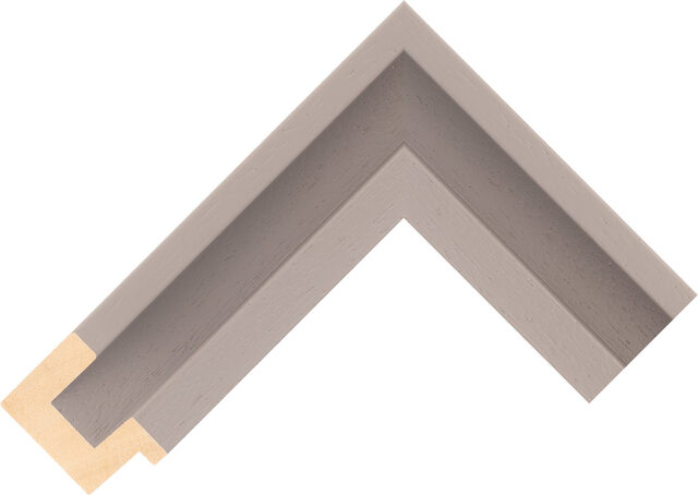 544000107 - Light Grey - 45mm wide picture frame chevron