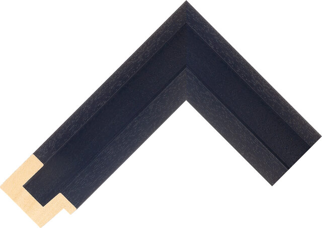544000167 - Black - 45mm wide picture frame chevron