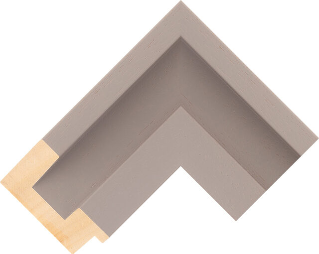 545000107 - Light Grey - 73mm wide picture frame chevron