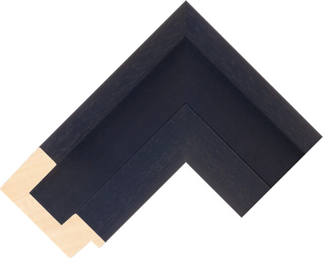 545000167 - Black - 73mm wide picture frame chevron