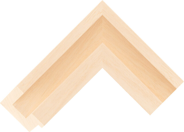 545400000 - Natural - 73mm wide picture frame chevron