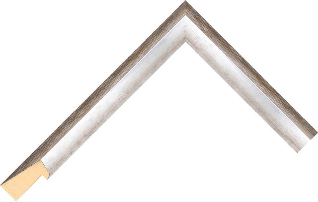 579100 - Silver - 31mm wide picture frame chevron