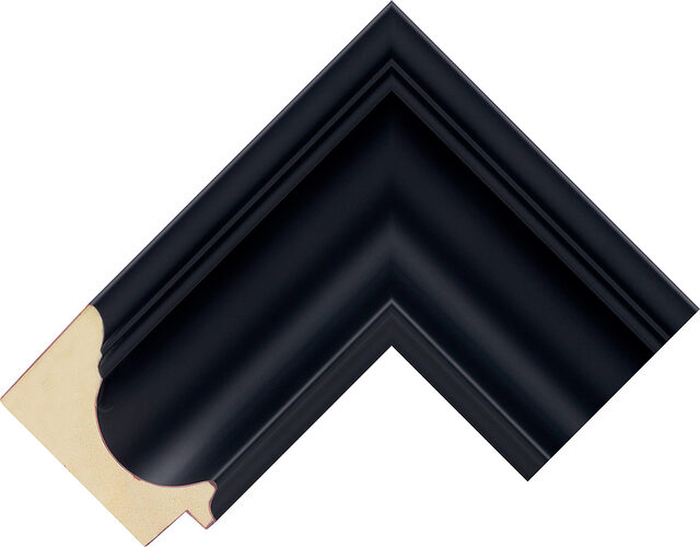 601167000 - Black - 93mm wide picture frame chevron