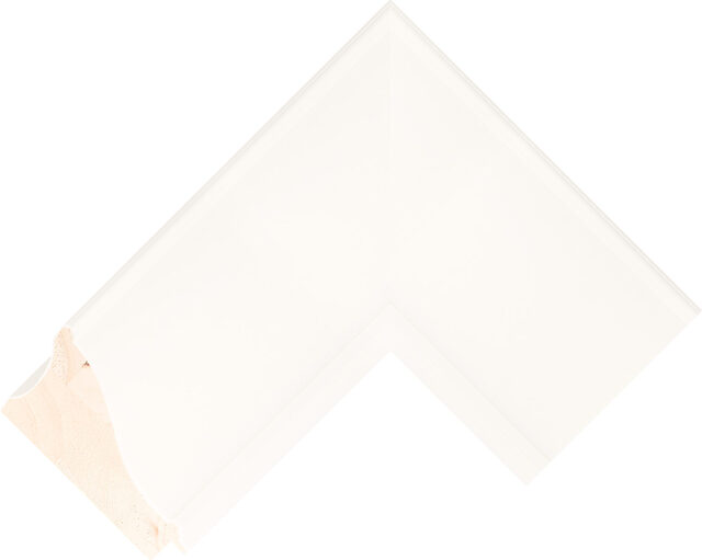 606127000 - White - 100mm wide picture frame chevron