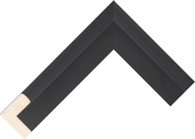 611167000 - Black - 38mm wide picture frame chevron